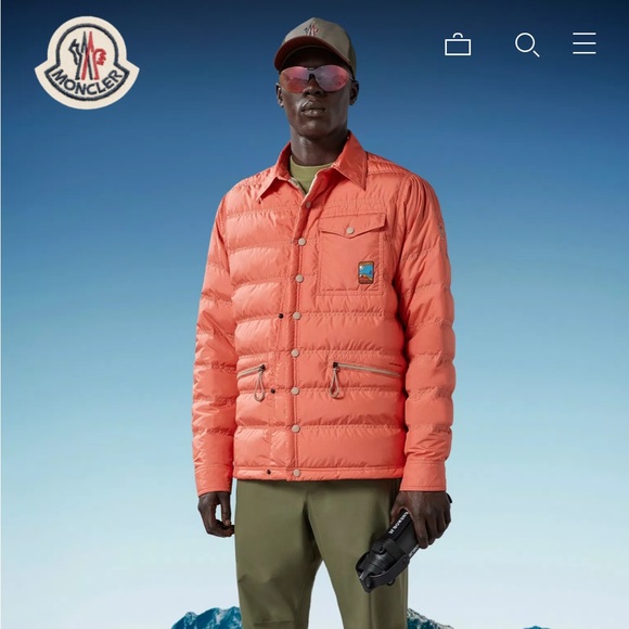 Moncler Grenoble Lavachey Down Shirt Jacket
